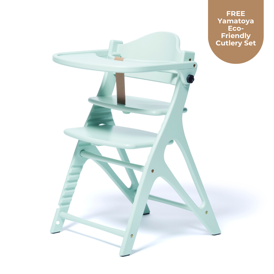 Yamatoya Affel High Chair - Herb Green