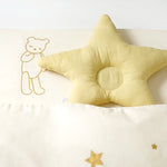 Load image into Gallery viewer, *New* 10mois Goodnight Bear Fitted Sheet - Cream (Pre-Order)
