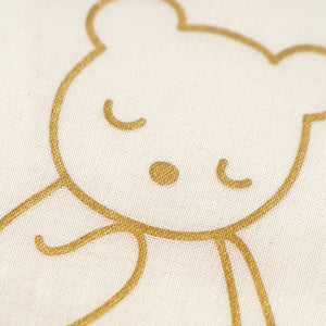 *New* 10mois Goodnight Bear Fitted Sheet - Cream (Pre-Order)