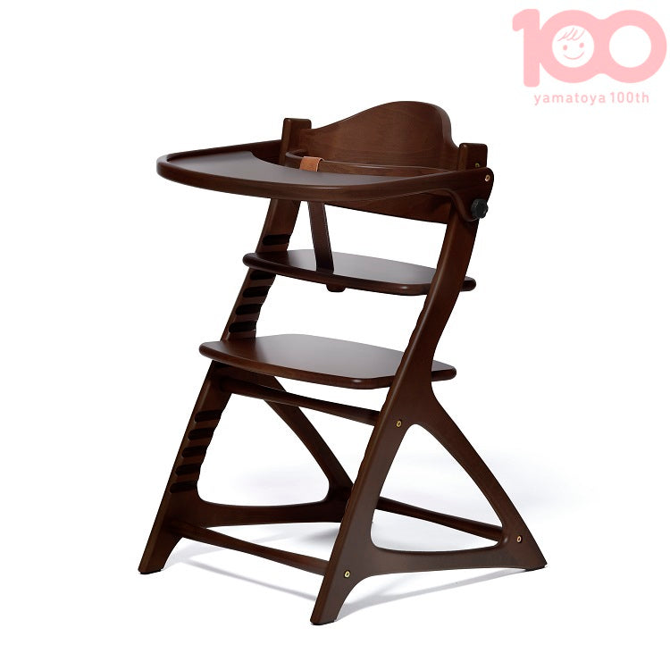 Yamatoya Materna High Chair (Dark Brown)