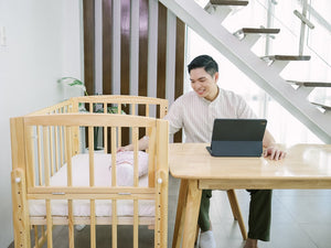 Yamatoya Nommoc Mini Crib - White