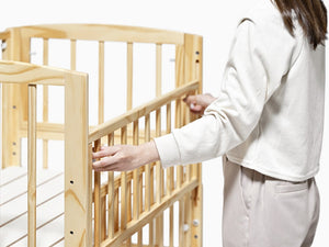 Yamatoya Nommoc Mini Crib - White