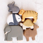 Load image into Gallery viewer, T-Lab. Hakobune Wooden Indian Elephant
