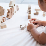 Load image into Gallery viewer, Oak Village Wooden Blocks - Forest Animals
