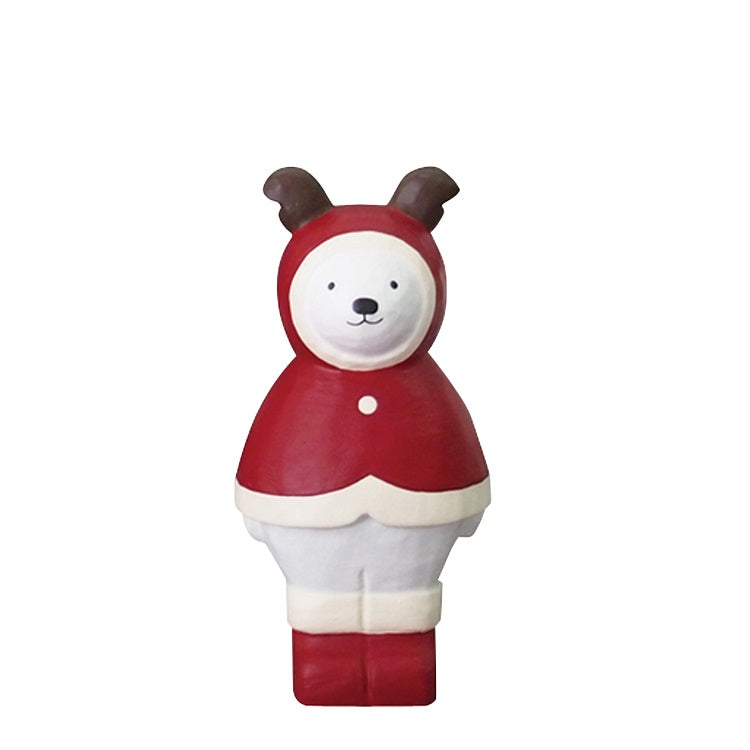 *Christmas-Edition* T-Lab. Wooden Happy Polar Bear - Reindeer