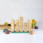 Load image into Gallery viewer, GG* Tsumiki - Building Blocks Wooden School
