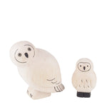 Load image into Gallery viewer, T-Lab. Pole Pole Parent and Child Wooden Owls

