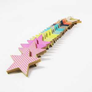 Kiko+ Tanabata -  Wooden Star Cookies