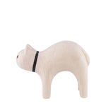 Load image into Gallery viewer, T-Lab. Pole Pole Wooden White Cat
